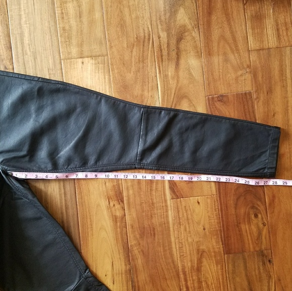 NWT Faux Leather Skinny Jeans - Picture 5 of 5